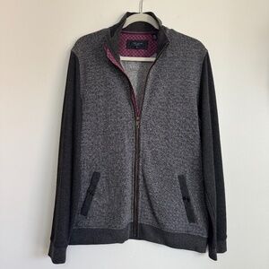 Ted Baker London Whooty Full Zip Jacket - Grey | Size 4 (US Men's L)